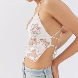 uo harmony strappy back cami